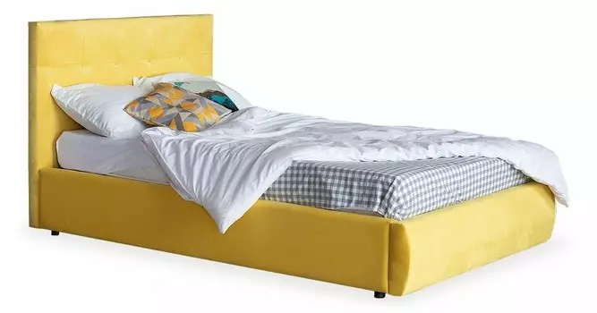 Кровать полутораспальная Selesta с матрасом АСТРА 2000x1200 Наша мебель ТЭ-00002874