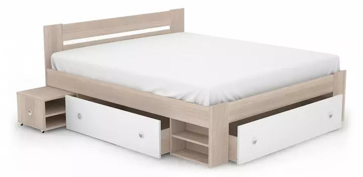 Кровать полутораспальная Стелла 140 Столлайн 2013013207002