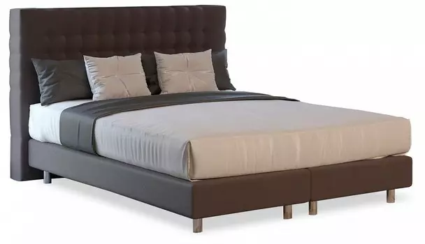 Кровать полутораспальная Tallinn Boxspring Elite Proson 140-200 Кровать Tallinn Boxspring Elite Monopoly Капучино (297)