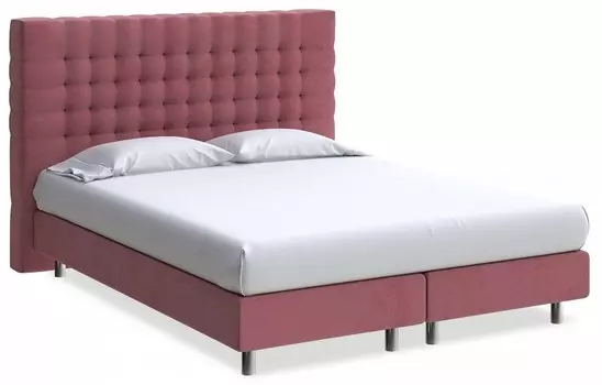 Кровать полутораспальная Tallinn Boxspring Elite Proson 140-200 Кровать Tallinn Boxspring Elite Ultra Багряный