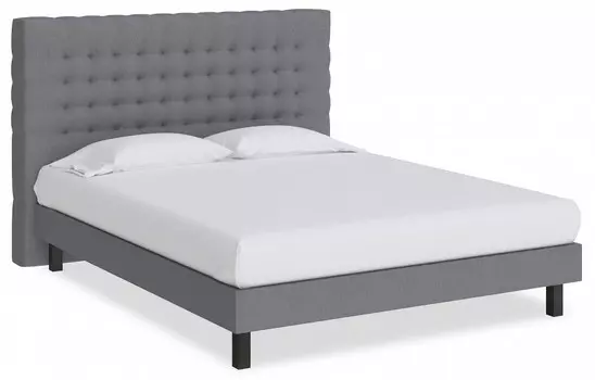 Кровать полутораспальная Tallinn Boxspring Standart Proson 140-200 Кровать Tallinn Boxspring Standart Тетра Стальной
