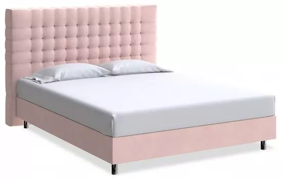Кровать полутораспальная Tallinn Boxspring Standart Proson 140-200 Кровать Tallinn Boxspring Standart Ultra Розовый мусс