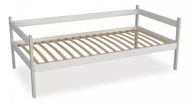 Кровать Р425 Можга Красная Звезда 402475, Р425-белая-серая