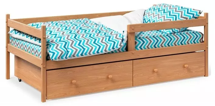 Кровать Р425 Можга Красная Звезда 404560, Р425-бук-бортик-ящик