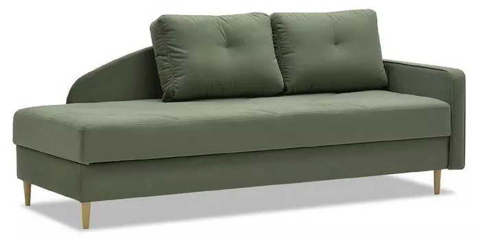 Кушетка Лайт Middle Орматек 200-80 Диван Лайт (правый) Middle Newtone Kiwi зеленый