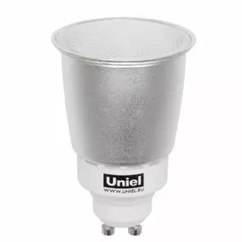 Лампа энергосберегающая GU10 11Вт 4000К (холодный белый) Uniel ESL-JCDR FR-11-4000-GU10 (6338)