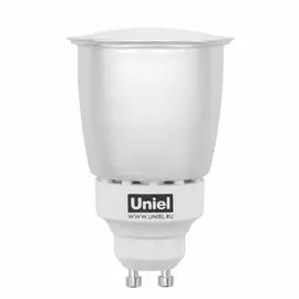 Лампа энергосберегающая GU10 13Вт 4000К (холодный белый) Uniel ESL-JCDR FR-13-4000-GU10 (6340)