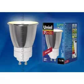 Лампа энергосберегающая Uniel GU10 7W ESL-JCDR CL-7/2800/GU10 картон (599)