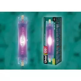 Лампа металогалогенная Uniel R7s 150W MH-DE-150/PURPLE/R7s картон (4851)