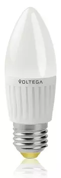 Лампа светодиодная 5717 Свеча Е27 2800К 6.5W VG1-C2E27warm6W-C Voltega