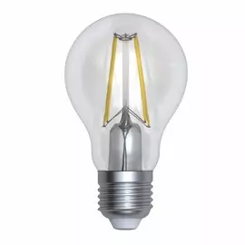 Лампа светодиодная диммируемая E27 12W 4000K (Белый свет) прозрачная Uniel Air LED-A60-12W/4000K/E27/CL/DIM GLA01TR картон (UL-00005184)