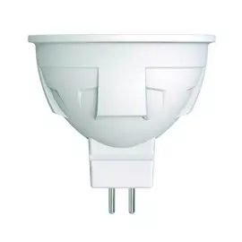 Лампа светодиодная диммируемая Форма JCDR GU5.3 6W 4000K (Белый свет) матовая Uniel Яркая LED-JCDR 6W/NW/GU5.3/FR/DIM PLP01WH картон (UL-00003989)
