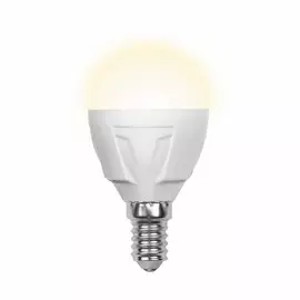 Лампа светодиодная E14 6W 3000K(теплый свет) матовая Volpe Simple LED-G45-6W/WW/E14/FR/S картон (09443)