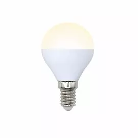 Лампа светодиодная E14 6W 3000K(теплый свет) матовая Volpe Optima LED-G45-6W/WW/E14/FR/O картон (10217)