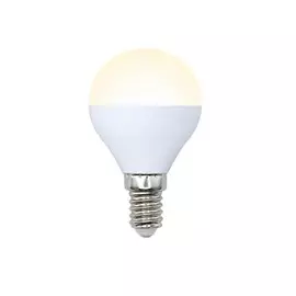 Лампа светодиодная E14 9W 3000K(теплый свет) матовая Volpe Norma LED-G45-9W/WW/E14/FR/NR картон (UL-00003826)