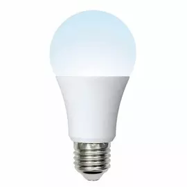 Лампа светодиодная E27 10W 4000K (Белый свет) Форма А матовая Uniel Multibright LED-A60-10W/NW/E27/FR/MB PLM11WH картон (UL-00002372)
