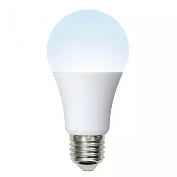 Лампа светодиодная E27 10W 4000K (Белый свет) Форма А матовая Uniel Multibright LED-A60-10W/NW/E27/FR/MB PLM11WH картон (UL-00002372)