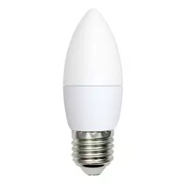 Лампа светодиодная E27 9W 4000K(дневной свет) матовая Volpe Norma LED-C37-9W/NW/E27/FR/NR картон (UL-00003806)