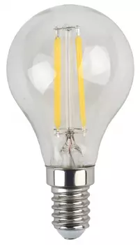 Лампа светодиодная филаментная ЭРА E14 11W 2700K прозрачная F-LED P45-11w-827-E14 Б0047012