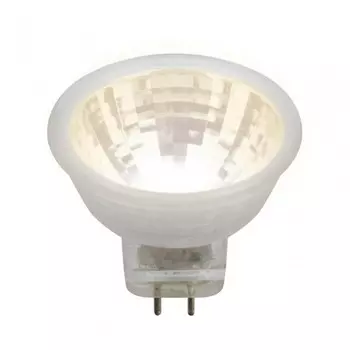 Лампа светодиодная GU4 3W 3000K (теплый белый) Uniel LED-MR11-3W/WW/GU4/220V GLZ21TR (UL-00001702)