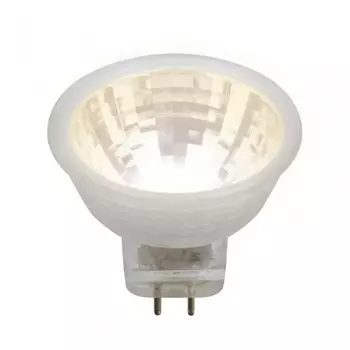 Лампа светодиодная GU4 3W 3000K (теплый белый) Uniel LED-MR11-3W/WW/GU4 GLZ21TR (UL-00001700)