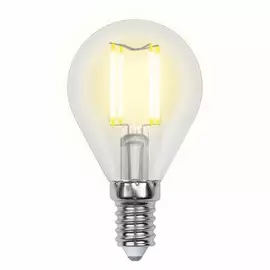 Лампа светодиодная шар E14 6W 4000K (Белый свет) Uniel Air LED-G45-6W/NW/E14/CL GLA01TR картон (UL-00002207)