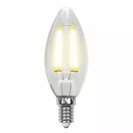 Лампа светодиодная свеча E14 6W 4000K (Белый свет) Uniel Air LED-C35-6W/NW/E14/CL GLA01TR картон (UL-00002198)
