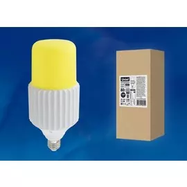 Лампа светодиодная сверхмощная, удаленный люминофор E27 80W 6000K (Дневной белый свет) желтая Uniel LED-MP200-80W/6000K/E40/PH ALP06WH (UL-00004079)