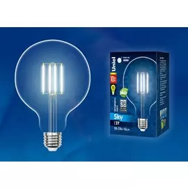 Лампа светодиодная Uniel Sky E27 10W 4000KLED-G125-10W/NW/E27/CL PLS02WH картон (UL-00004859)