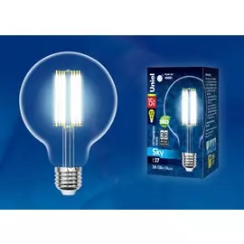 Лампа светодиодная Uniel Sky E27 15W 4000K LED-G95-15W/4000K/E27/CL PLS02WH картон (UL-00004865)