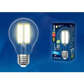 Лампа светодиодная Uniel Sky E27 17W 3000K прозрачная LED-A70-17W/3000K/E27/CL PLS02WH картон (UL-00004870)