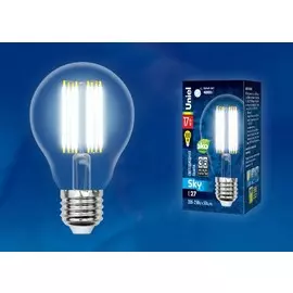 Лампа светодиодная Uniel Sky E27 17W 4000K прозрачная LED-A70-17W/4000K/E27/CL PLS02WH картон (UL-00004871)