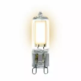 Лампа светодиоднаяG9 4W 3000K прозрачная LED-JCD-4W/WW/G9/CL GLZ01TR картон (UL-00001815)
