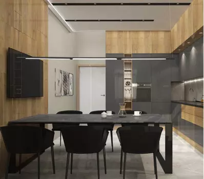 LARGO SP33W L1770 BLACK Светильник подвесной Crystal Lux LARGO