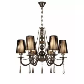 LDP 1200-6 BK Подвесная люстра Lumina Deco Fabione