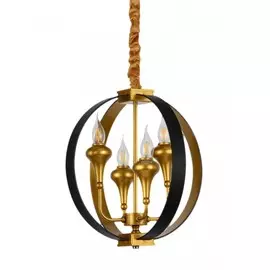 LDP 1225-4 BK+GD Подвесной светильник Lumina Deco Demetra