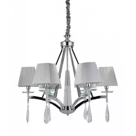 LDP 1240-6 CHR Подвесная люстра Lumina Deco Valentina
