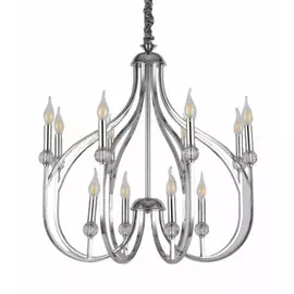 LDP 1250-12 CHR Подвесная люстра Lumina Deco Archetype