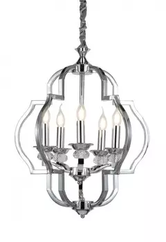 LDP 17078-5 CHR Подвесная люстра Lumina Deco Cesaro