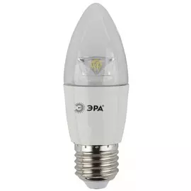 LED B35-7W-840-E27-Clear Лампа светодиодная, свеча, 7Вт, 4000К, E27 Эра Б0028481