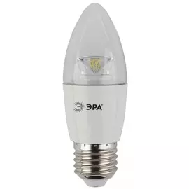 LED B35-7W-840-E27-Clear Лампа светодиодная, свеча, 7Вт, 4000К, E27 Эра Б0017238
