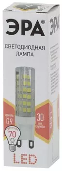 Лампа светодиодная ЭРА G9 7W 2700K прозрачная LED JCD-7W-CER-827-G9 Б0027865