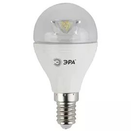Светодиодная лампа Е14 7W 2700К (теплый) Эра LED P45-7W-827-E14-Clear (Б0017241)