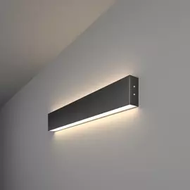 Линейный светодиодный накладной двусторонний светильник 53см 20W 4200K черная шагрень (101-100-40-53) Линейный светодиодный двусторонний светильник Elektrostandard Grand