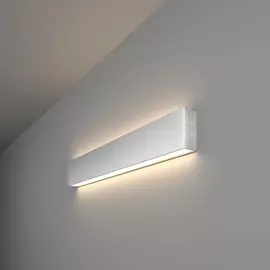 Линейный светодиодный накладной двусторонний светильник 53см 20W 4200K матовое серебро (101-100-40-53) Линейный светодиодный накладной двусторонний светильник Elektrostandard