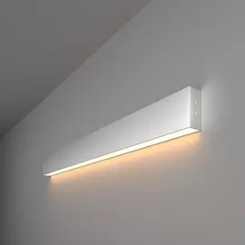 Линейный светодиодный накладной односторонний светильник 78см 15W 3000K матовое серебро (101-100-30-78) Линейный светодиодный односторонний светильник Elektrostandard Grand