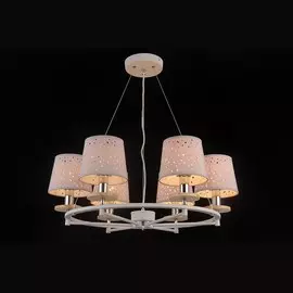 LISBON 81055-6C SATIN WHITE Подвесная люстра Natali Kovaltseva