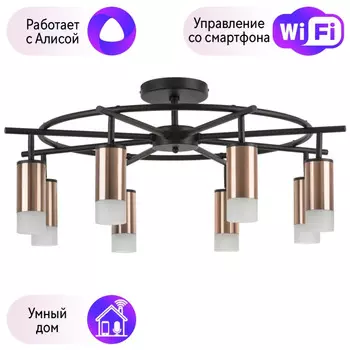 LR7183081 Потолочная люстра Rullo Lightstar с поддержкой Алисы, (комплект из 571718+214430-8+202431-8)
