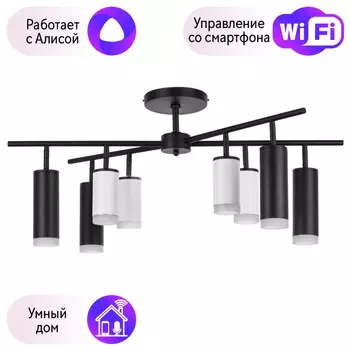 LR7283648740 Потолочная люстра Rullo Lightstar с поддержкой Алисы, (комплект из 571728+214436-4+214487-4+202430-8)