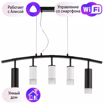 LR7358723631 Подвесной светильник Rullo Lightstar с поддержкой Алисы, (комплект из 571735+214436-3+214487-2+202431-5)